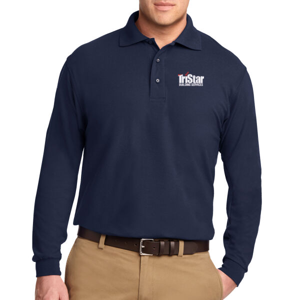 TriStar - Silk Touch Long Sleeve Polo Thumbnail