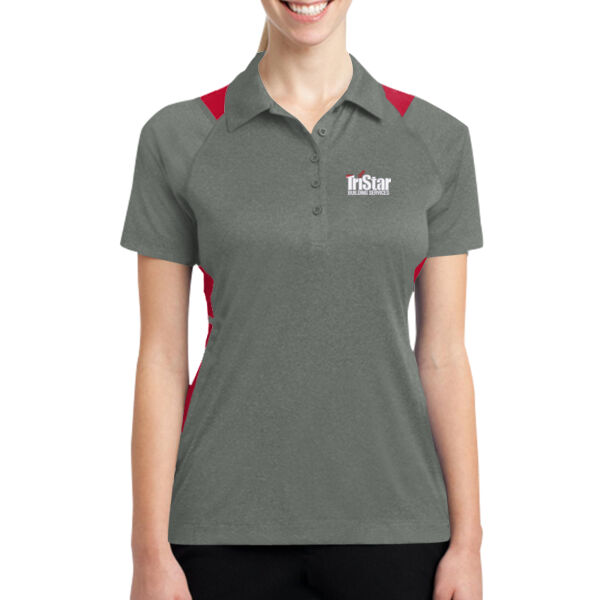 TriStar - Ladies Heather Colorblock Contender Polo Thumbnail