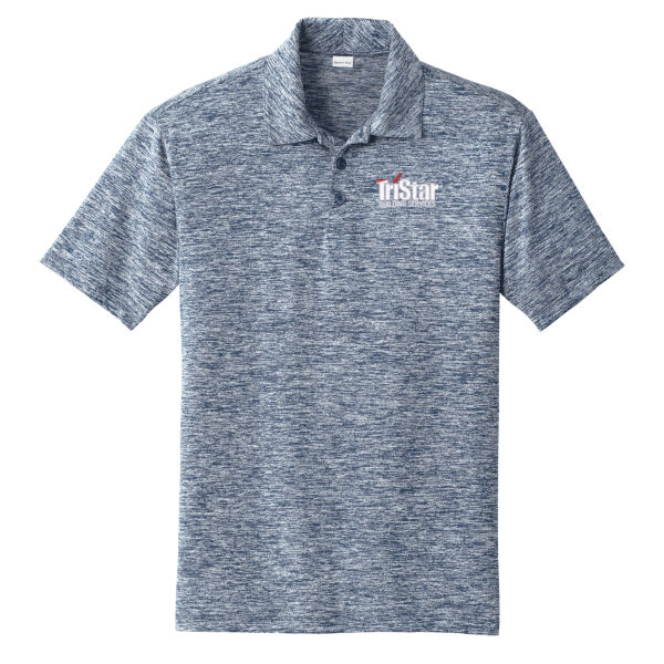 TriStar - PosiCharge ® Electric Heather Polo Thumbnail