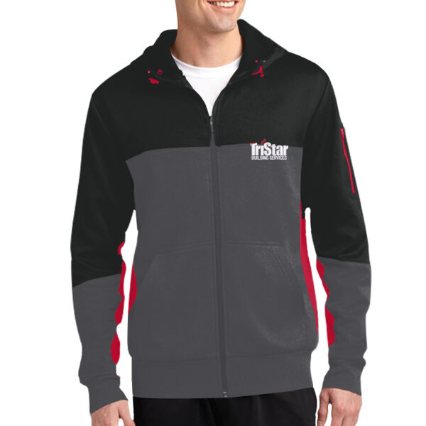 TriStar - Tech Fleece Colorblock Full Zip Hooded Jacket Thumbnail