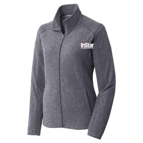 TriStar - Ladies Heather Microfleece Full Zip Jacket Thumbnail