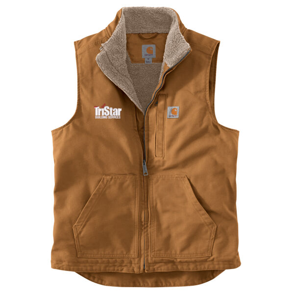 TriStar - Sherpa Lined Mock Neck Vest Thumbnail